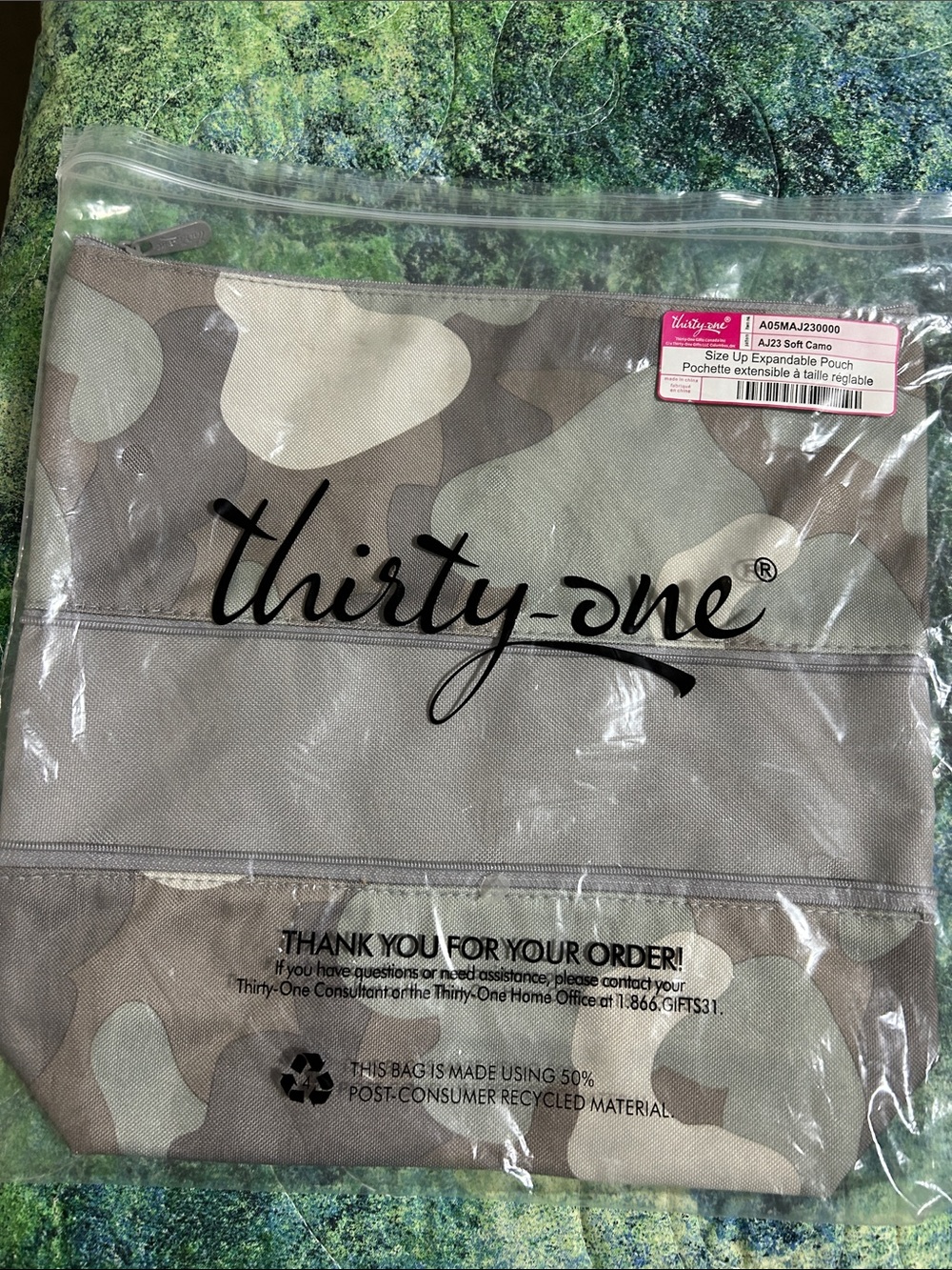 THIRTY/ONR Neutral Camo Expandable Pouch